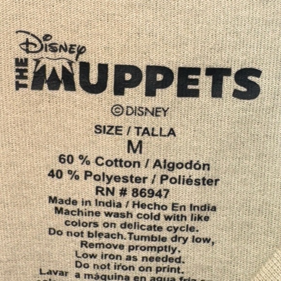 Disney Muppets Country Roots Tee - Green and Tan - Picture 2 of 3